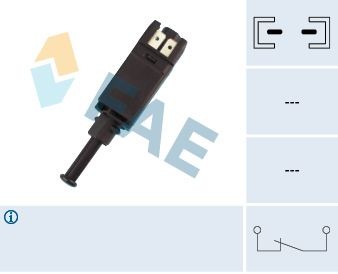 FAE Mechanical, 2-pin connector Number of pins: 2-pin connector Stop light switch 24420 buy