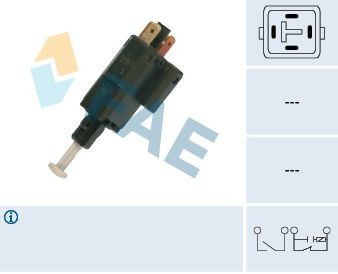 FAE Mechanical, 4-pin connector Number of pins: 4-pin connector Stop light switch 24516 buy
