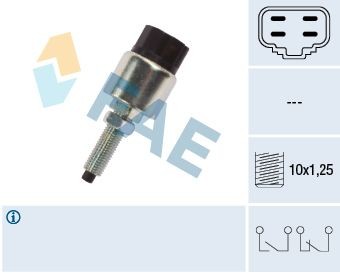 24600 FAE Stop light switch NISSAN Mechanical, 4-pin connector