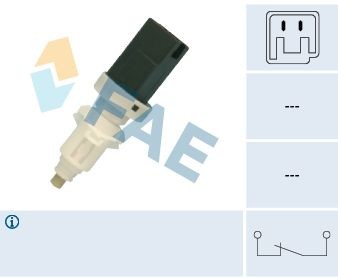 FAE Mechanical, 2-pin connector Number of pins: 2-pin connector Stop light switch 24660 buy
