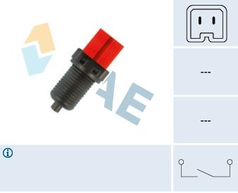 24885 FAE Stop light switch DACIA Mechanical, 2-pin connector