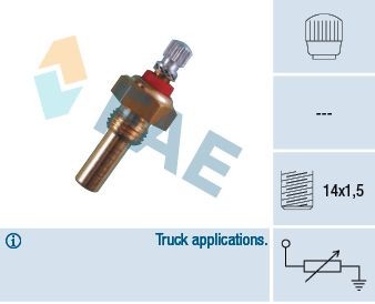 FAE 30130 Sensor, Kühlmitteltemperatur für MERCEDES-BENZ NG LKW in Original Qualität