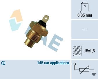 Temperatuursensor FAE 31020 - Motor koelsysteem auto-onderdelen voor Renault order