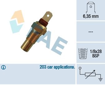Daihatsu APPLAUSE Sensore, Temperatura refrigerante FAE 31570 economici