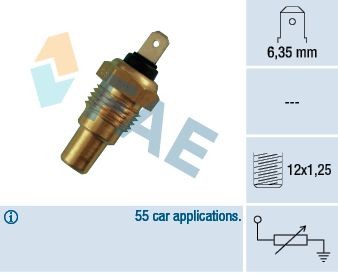 Nissan NOTE Coolant sensor 2495196 FAE 31580 online buy