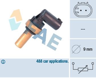 Great value for money - FAE Sensor, coolant temperature 32710