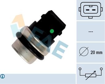 Original FAE Coolant temperature sensor 33620 for AUDI A5