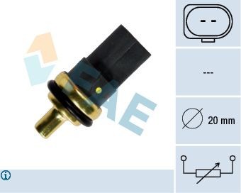Original FAE Coolant temperature sensor 33784 for AUDI A5