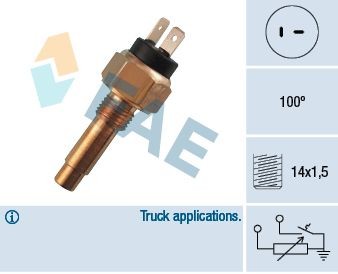 FAE 34150 Sensor, Kühlmitteltemperatur für MERCEDES-BENZ SK LKW in Original Qualität