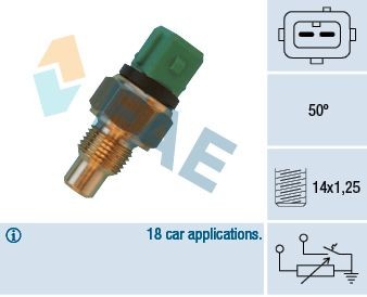 Citroen DISPATCH Coolant temp sensor 2495481 FAE 34430 online buy