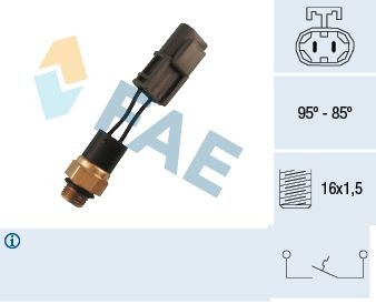 FAE 37550 Temperature Switch, radiator fan 21595-04F04
