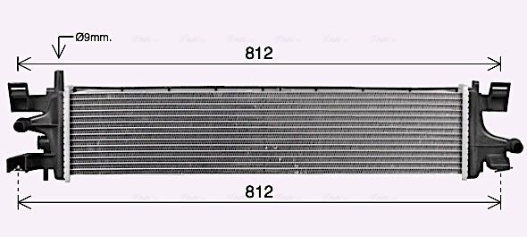 AVA COOLING SYSTEMS FD4429 Intercooler 3 131 926 2