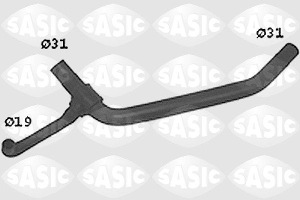 Original SASIC Coolant pipe SWH6596 for AUDI 80