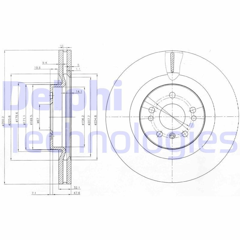 DELPHI BG9013 Water pump, headlight cleaning MERCEDES-BENZ ML-Class (W164) ML 320 CDI 4-matic (164.122) 224 hp Diesel 2007