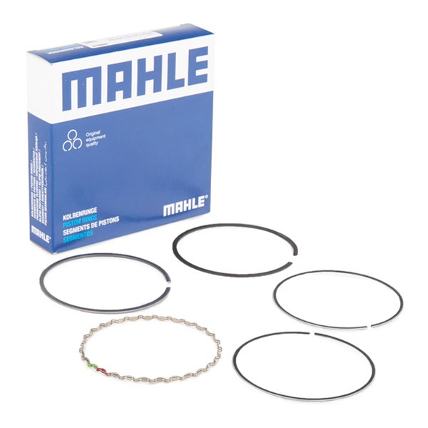 Image of MAHLE ORIGINAL Piston Ring Kit TOYOTA,LOTUS 607 77 N0 130110D110,131110D051,131210D050 Piston Ring Set