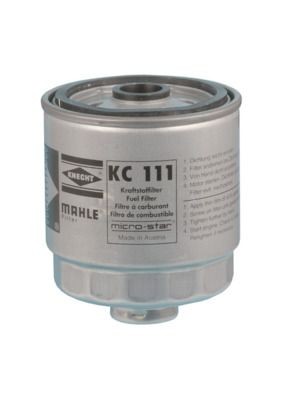 MAHLE ORIGINAL Fuel filter KC 111 for HYUNDAI ACCENT, MATRIX, GETZ