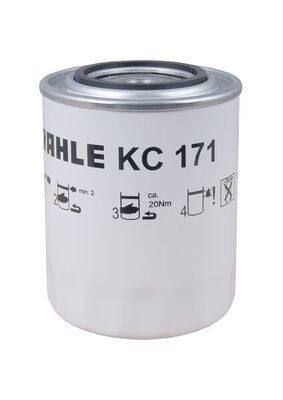 MAHLE ORIGINAL Fuel filter KC 171