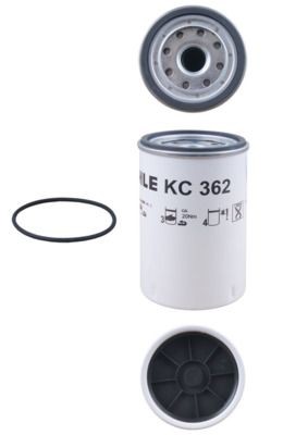 MAHLE ORIGINAL Fuel filter KC 362D