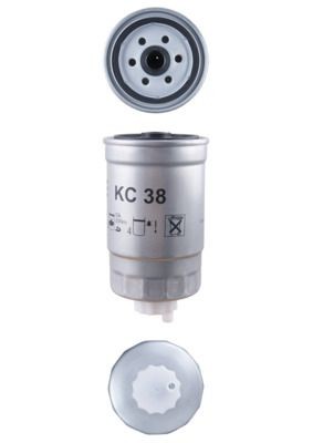 MAHLE ORIGINAL Fuel filter KC 38