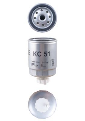 MAHLE ORIGINAL Fuel filter KC 51