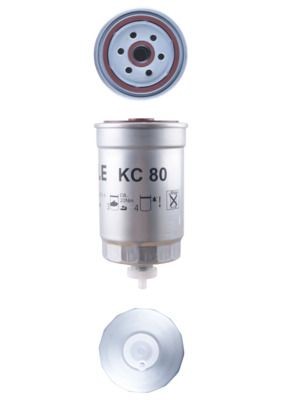 OEM-quality MAHLE ORIGINAL KC 80 Fuel filters
