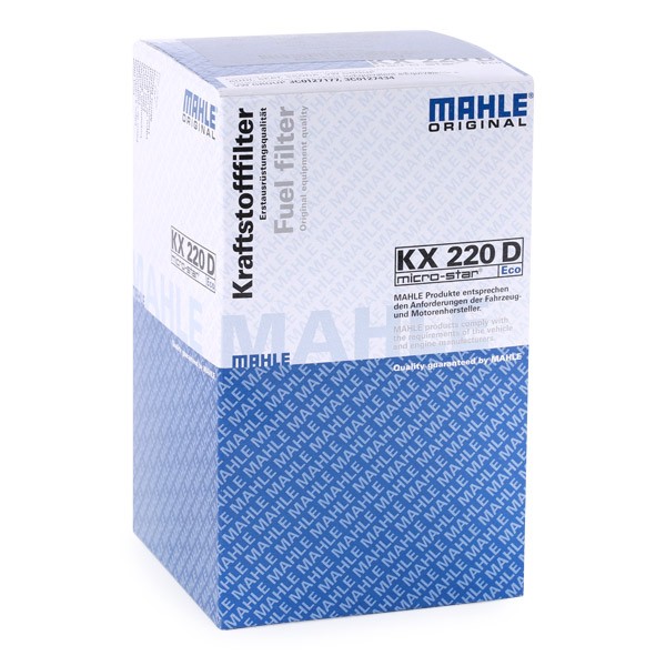 MAHLE ORIGINAL KX 220D ECO Fuel filters Filter Insert