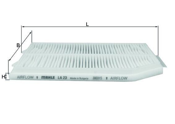 Mercedes CLS Air conditioning filter 2679635 MAHLE ORIGINAL LA 23 online buy