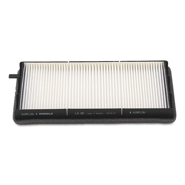 MAHLE ORIGINAL LA80 Air conditioner filter Particulate Filter, 302,0 mm x 170 mm x 26,0 mm