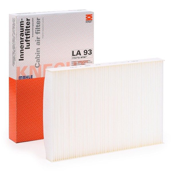 76418511 MAHLE ORIGINAL Particulate Filter, 300,0 mm x 204 mm x 29,0 mm Width: 204mm, Height: 29,0mm, Length: 300,0mm Cabin filter LA 93 buy