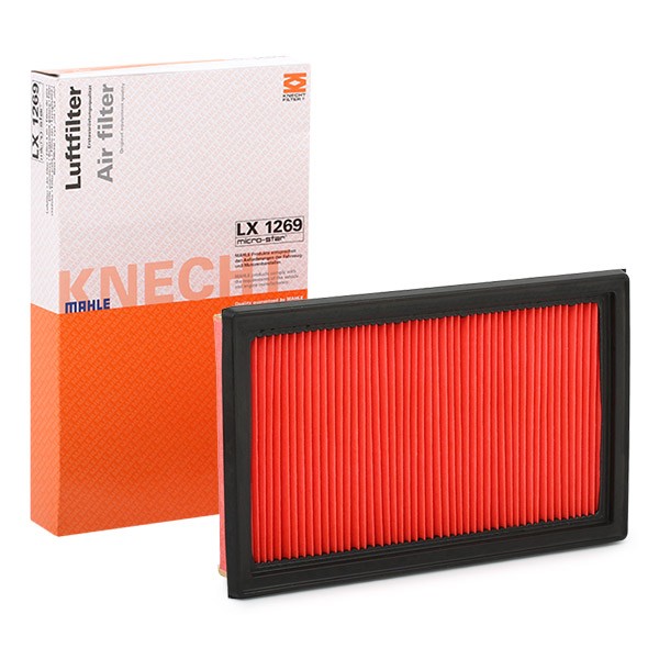 LX 1269 MAHLE ORIGINAL Air filters MINI 34,0mm, 168mm, 276,0mm, Filter Insert