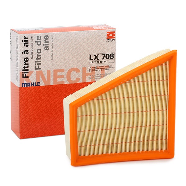 MAHLE ORIGINAL Air filter LX 708 Volkswagen POLO 2009