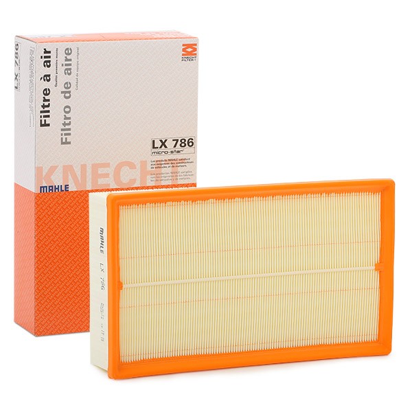 Comprare 79931649 MAHLE ORIGINAL Cartuccia filtro Largh.: 188mm, Alt.: 61,9mm Filtro aria LX 786 poco costoso