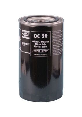 MAHLE ORIGINAL Oil filter OC 29