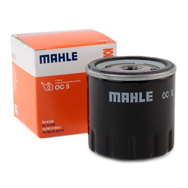 DUCATI 800 Ölfilter M16x1.5-6H, mit einem Rücklaufsperrventil, Anschraubfilter MAHLE ORIGINAL OC5