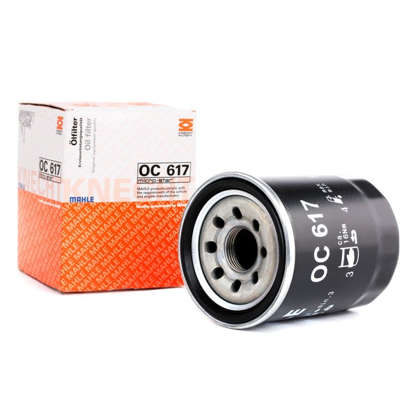 Oil filter MAHLE ORIGINAL OC 617 - Honda LOGO Filters spare parts order