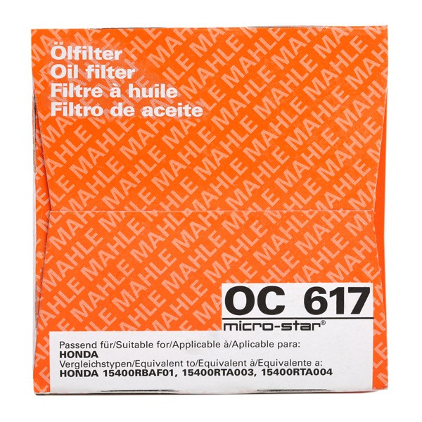 OC617 Oil Filter MAHLE ORIGINAL - Experience and discount prices