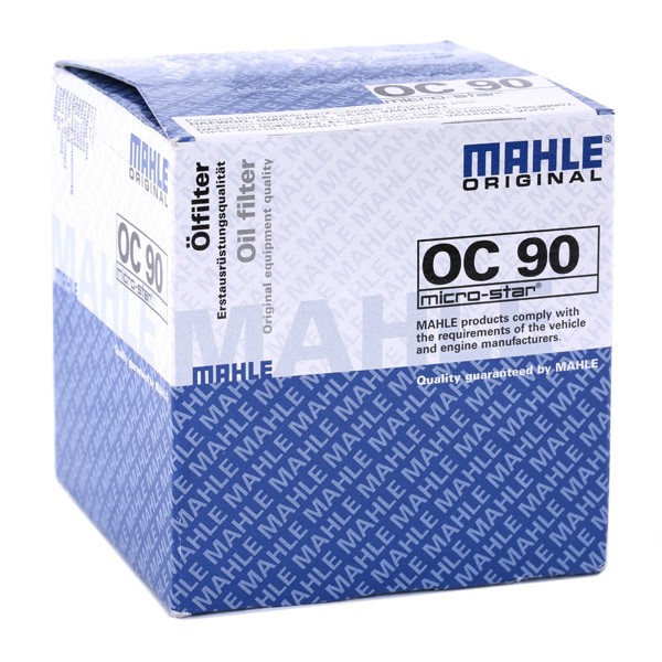 OC90 Oil filter 77689565 MAHLE ORIGINAL M18x1.5-6H, Spin-on Filter