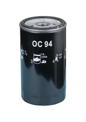 MAHLE ORIGINAL Oil filter OC 94 for FORD ESCORT, ORION, FIESTA