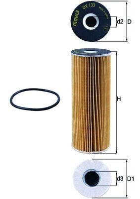 OX133D Oil filters MAHLE ORIGINAL 78796435 review and test