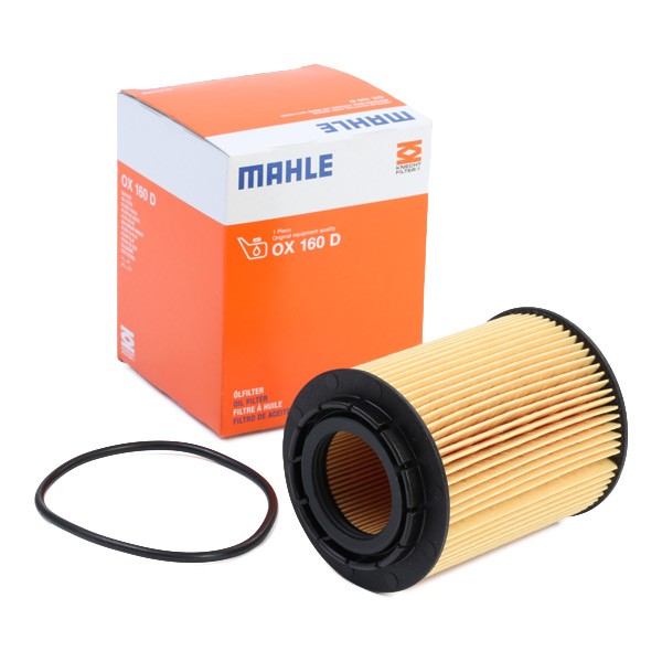 MAHLE ORIGINAL Filtre à huile VW,AUDI,MERCEDES-BENZ OX 160D 021115403D,021115561B,021115561BOD Filtre d'huile 021115562A,07C115562,05015171AA,1025629