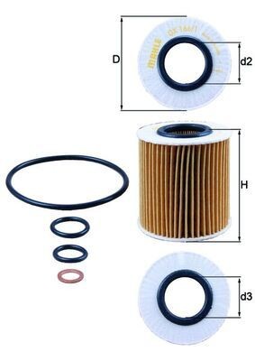 OX1661D Oil filters MAHLE ORIGINAL 76816425 review and test