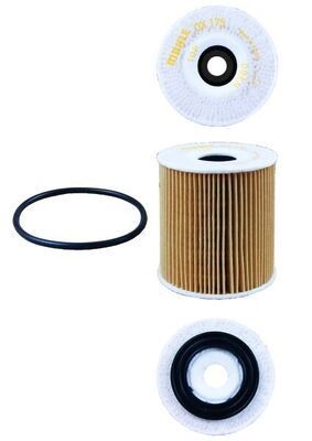 Oil filter OX 175D from MAHLE ORIGINAL