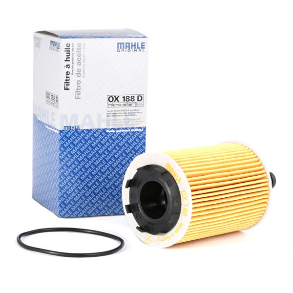 78424707 MAHLE ORIGINAL with seal, Filter Insert Inner Diameter 2: 29mm, Ø: 71,5, 72mm, Height: 140,7mm, Height 1: 93mm Oil filters OX 188D buy