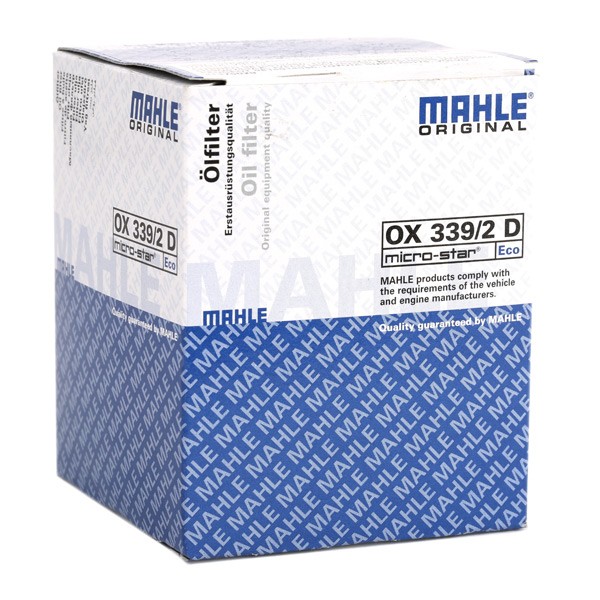 Filtro olio OX 3392 MAHLE ORIGINAL Cartuccia filtro