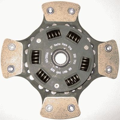 881861 999825 SACHS PERFORMANCE Clutch disc SEAT 200mm, Number of Teeth: 24