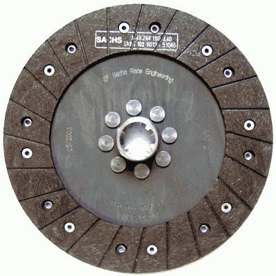 SACHS PERFORMANCE Performance 881864 999954 Clutch Disc 240mm, Number of Teeth: 10