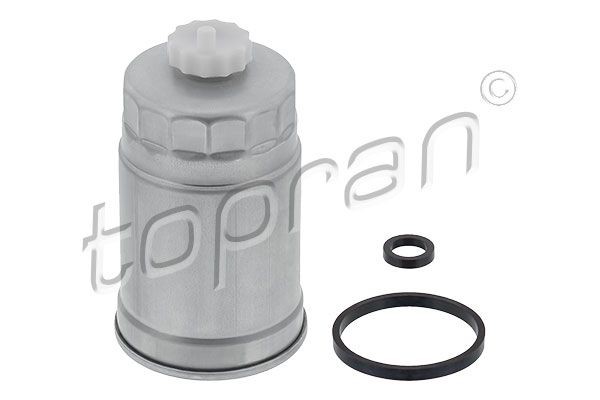 101460 Fuel filter 101 460 001 TOPRAN Spin-on Filter, with water drain screw, with gaskets/seals