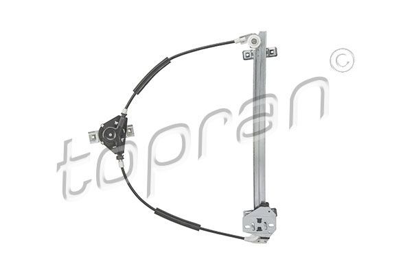 102 886 001 TOPRAN Left Front, Operating Mode: Manual, for left-hand/right-hand drive vehicles Doors: 2/4 Window mechanism 102 886 buy