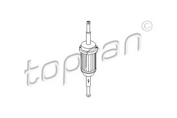 TOPRAN In-Line Filter Height: 140mm Inline fuel filter 103 250 buy