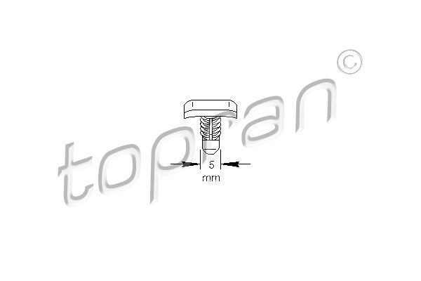 Volkswagen TOURAN Seitenschutzleisten TOPRAN 103 307 online kaufen